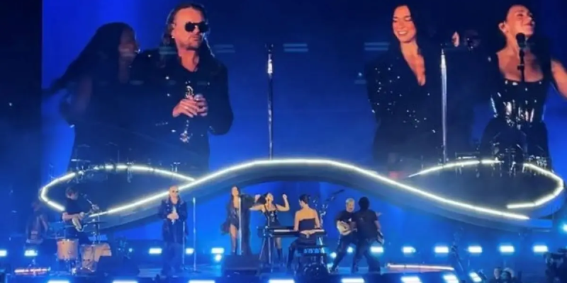 Fher de Maná sorprende al público al cantar con Dua Lipa en CDMX