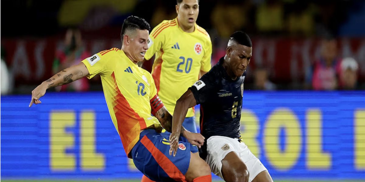 Colombia se ve sorprendida en casa ante Ecuador 