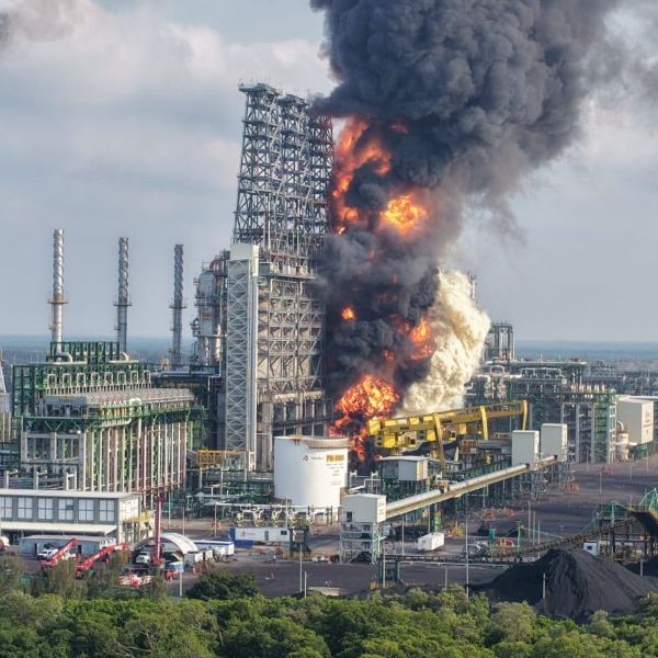 Refinería Olmeca ,es líder....pero en incidentes