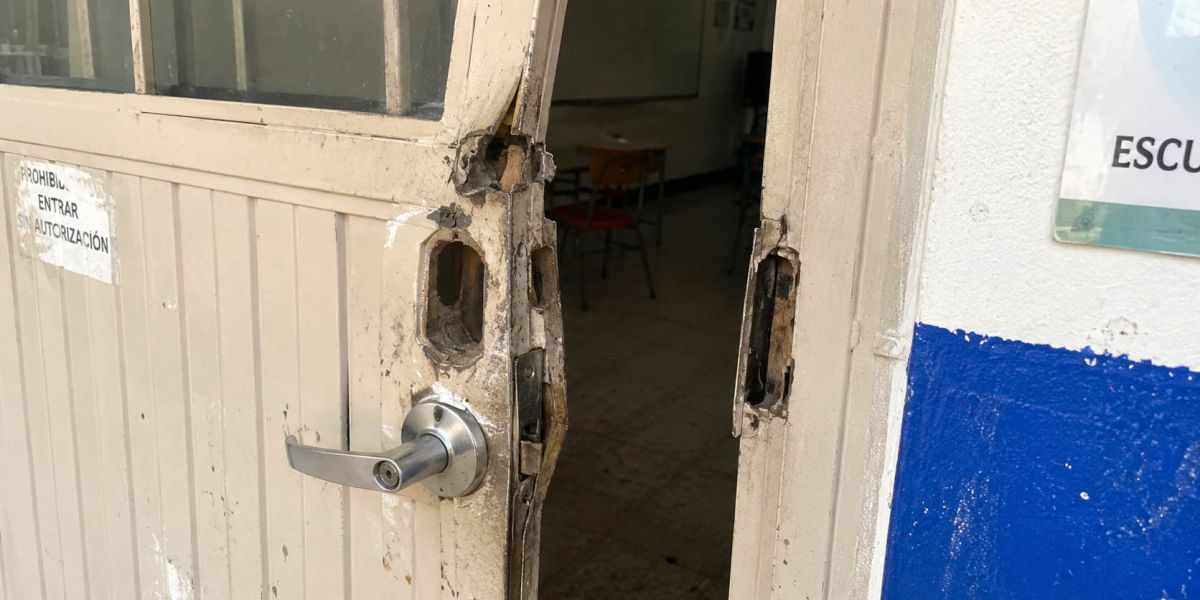Van tres robos a escuelas durante el periodo vacacional