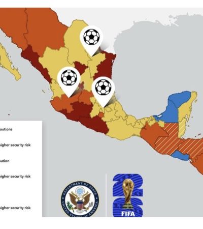 Golpe bajo de EU: Alerta para no viajar en México