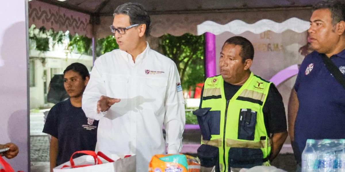 Se une Ciudad Madero al llamado de apoyo para familias afectadas por lluvias en Veracruz