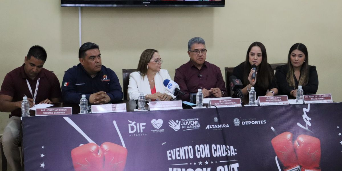 Gobierno de Altamira invita al evento “Knock Out Contra la Violencia”