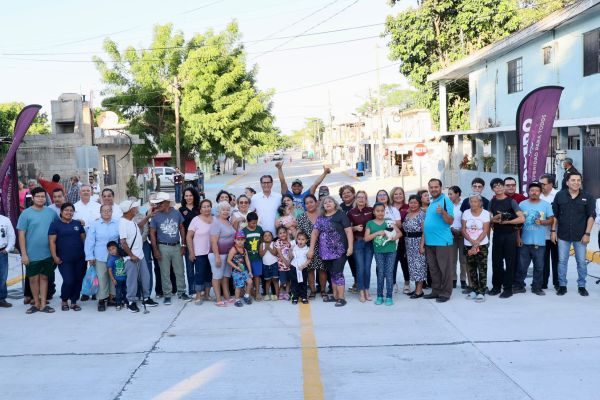Transforma gobierno de Ciudad Madero la calle 23 del sector Fidel Velázquez