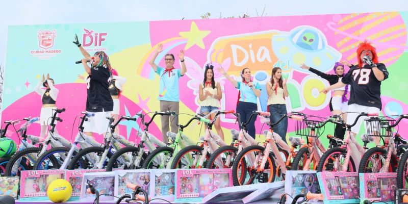 Celebran más de 4 mil niñas y niños su día con el DIF de Ciudad Madero