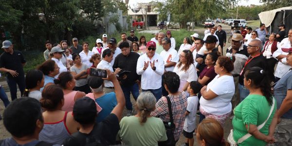 Supervisa Armando Martínez drenaje en colonias de Altamira