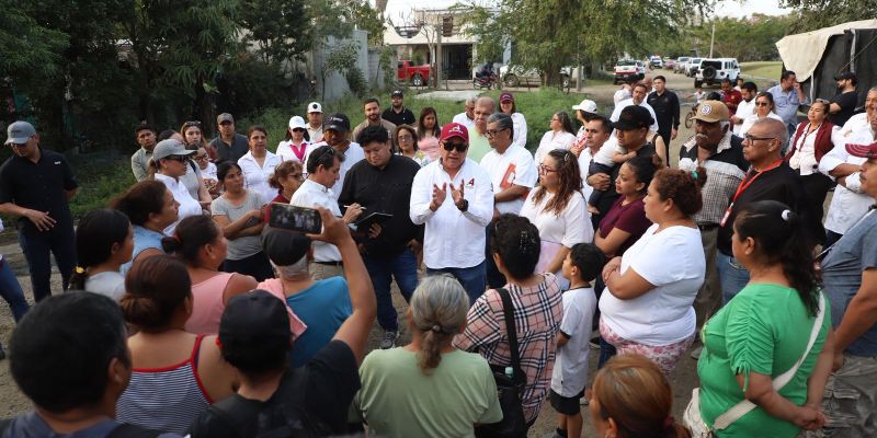 Supervisa Armando Martínez drenaje en colonias de Altamira
