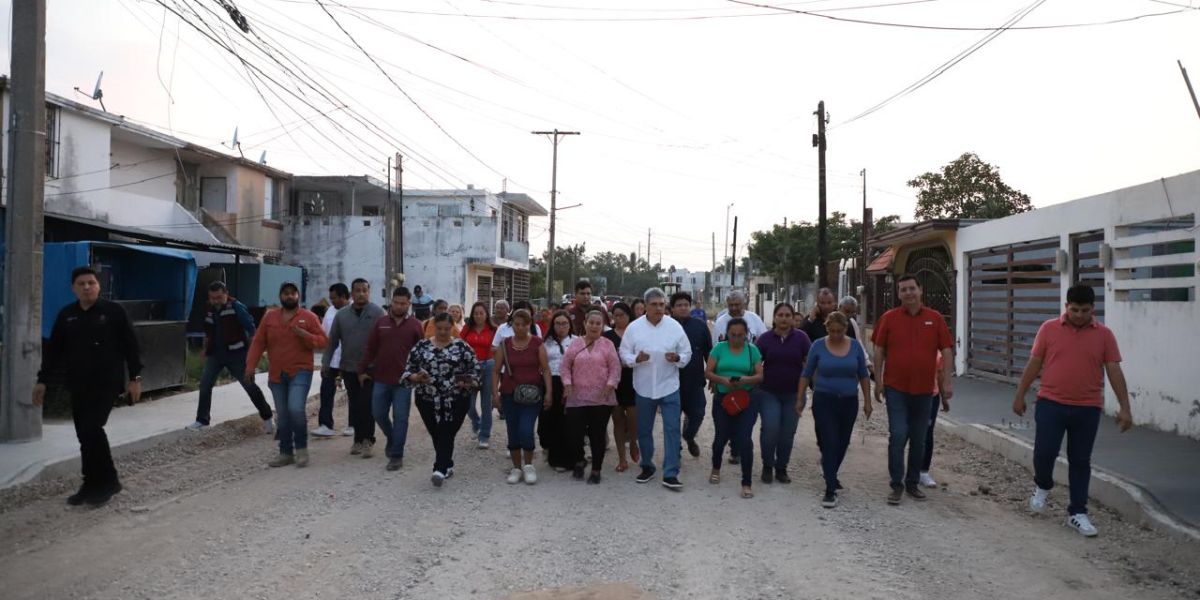 Continúa Gobierno de Altamira intenso programa de pavimentación