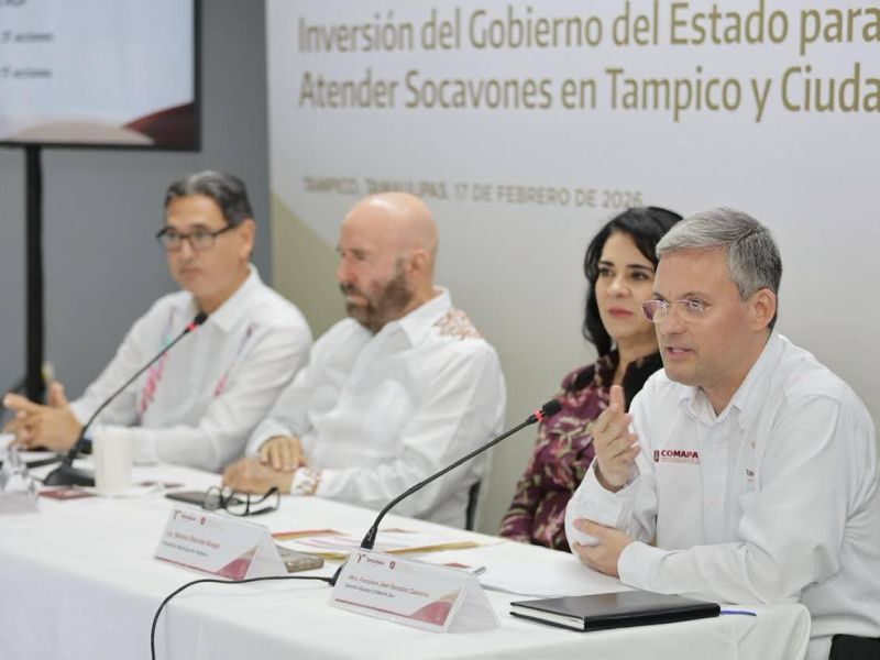 Gobierno del Estado fortalece atención a socavones con inversión emergente en el sur