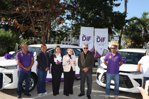 Refuerza Gobierno Municipal parque vehicular del DIF Altamira