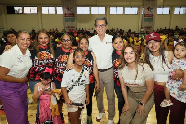 Consolida Erasmo González Robledo una obra histórica en la Unidad Deportiva de Ciudad Madero