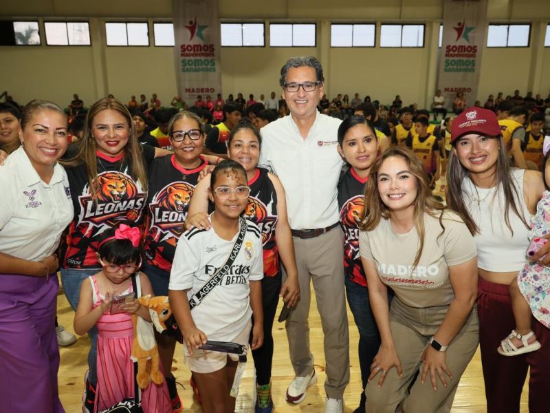 Consolida Erasmo González Robledo una obra histórica en la Unidad Deportiva de Ciudad Madero