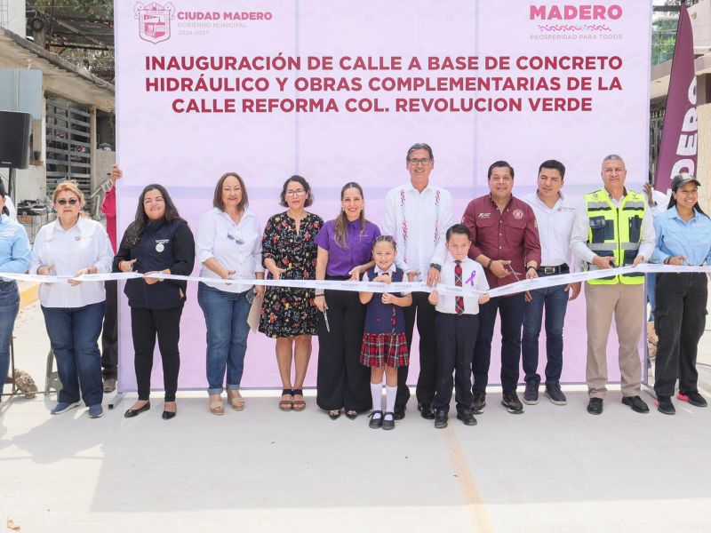 Ciudad Madero se transforma al doble en infraestructura vial: Erasmo