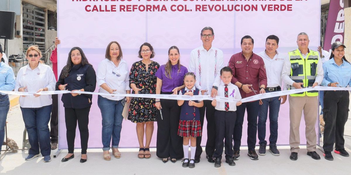 Ciudad Madero se transforma al doble en infraestructura vial: Erasmo