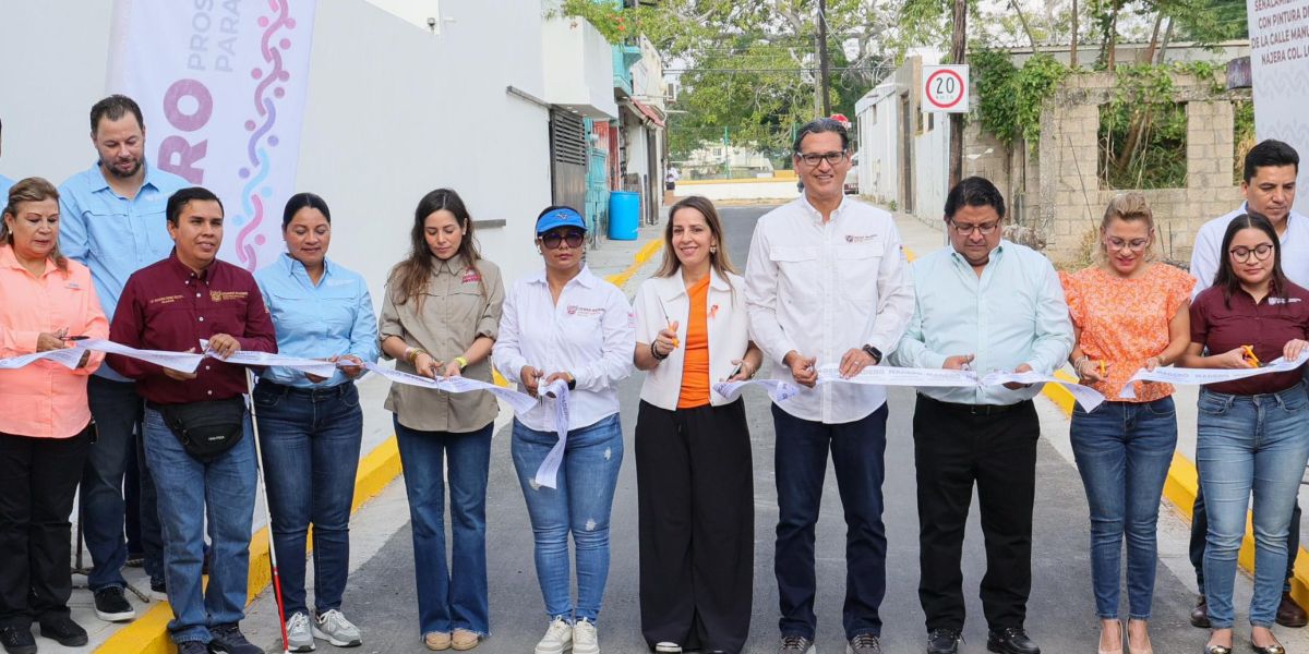 Erasmo González entrega nueva vialidad, digna y segura a comunidad estudiantil