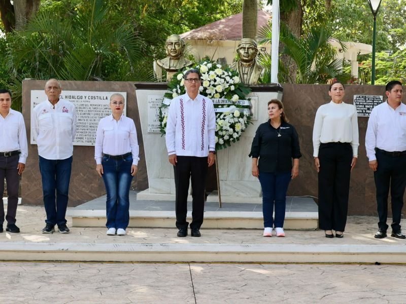 Erasmo González refrenda compromiso con valores patrios