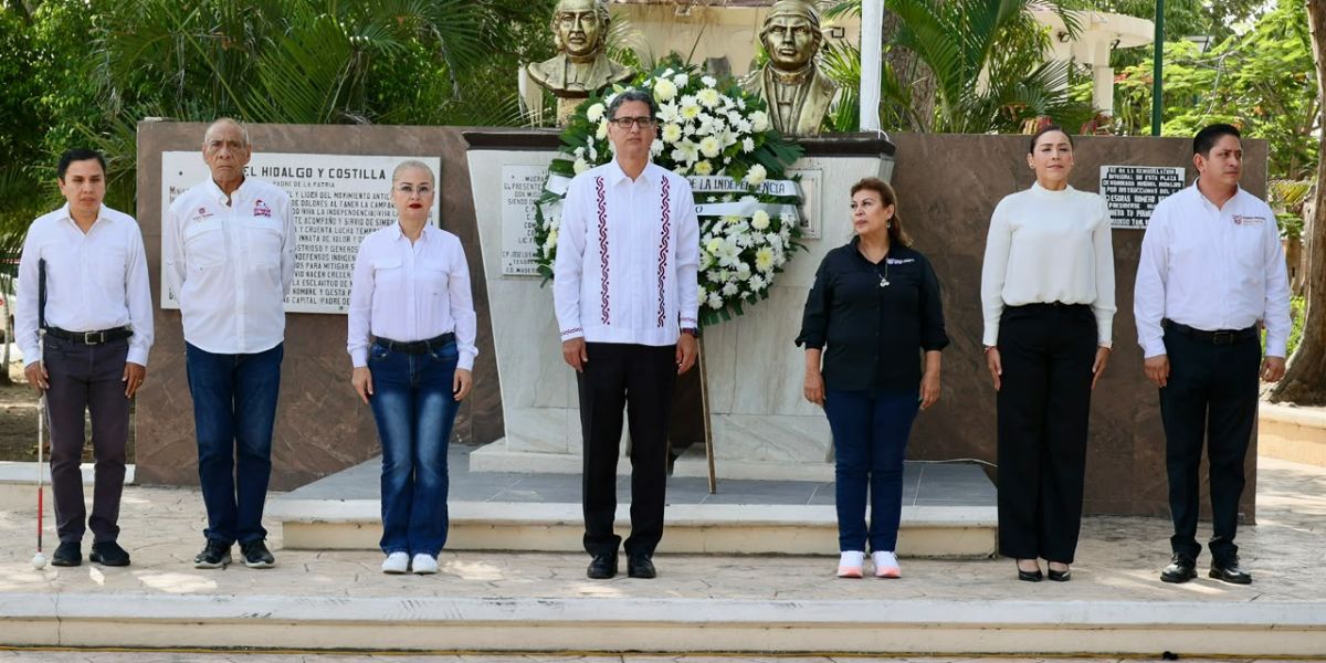 Erasmo González refrenda compromiso con valores patrios