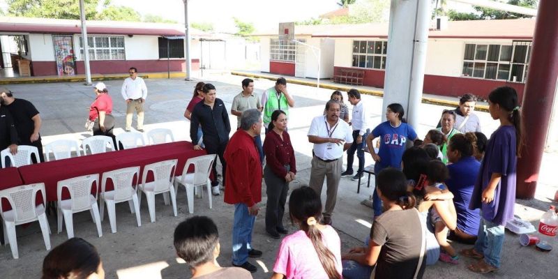 Respalda Armando Martínez a afectados por inundaciones en Altamira
