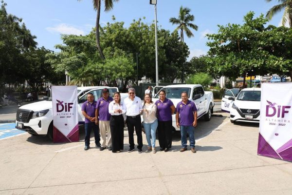 Refuerza Armando Martínez parque vehicular del DIF Altamira