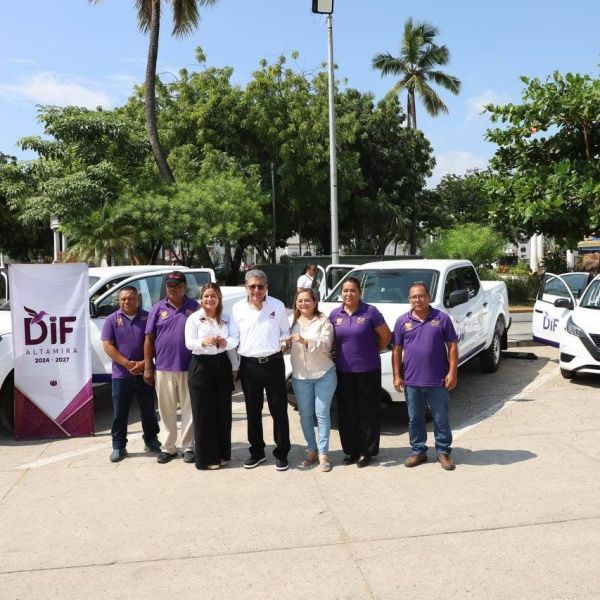 Refuerza Armando Martínez parque vehicular del DIF Altamira