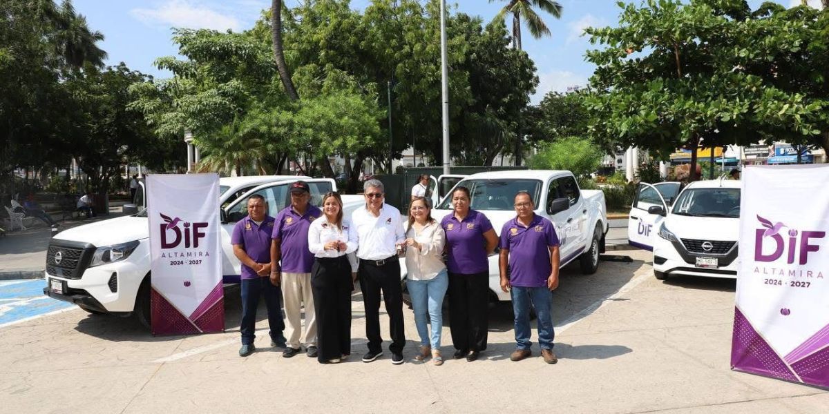 Refuerza Armando Martínez parque vehicular del DIF Altamira