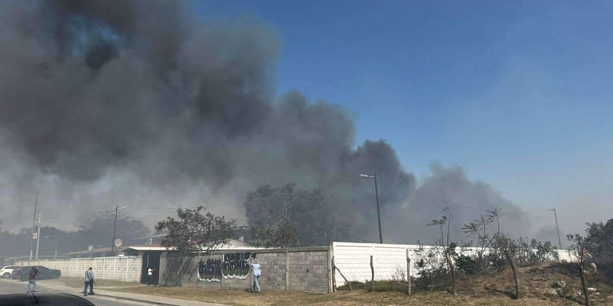 Evacuan tres escuelas por incendio