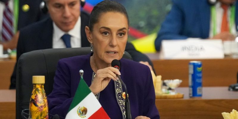 En G20, presidenta Claudia Sheinbaum propone destinar 1% del gasto militar a programa de reforestación más grande de la historia