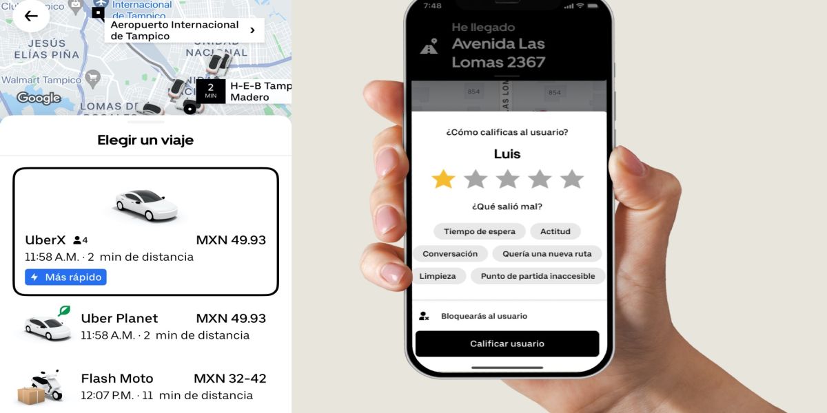 Conductores ya podrán bloquear usuarios para futuros viajes en la app de Uber