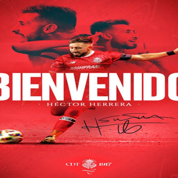 Anuncia el Toluca incorporación de Hector Herrera al equipo