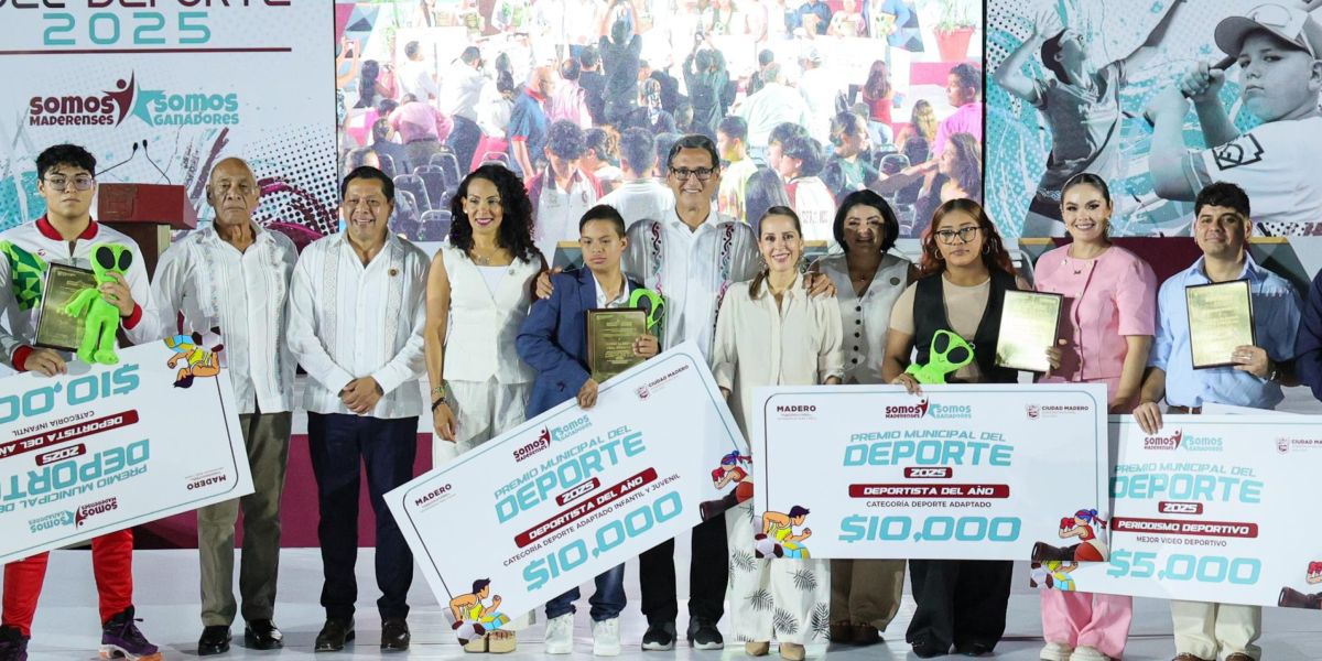 Reconoce Madero  a sus deportistas