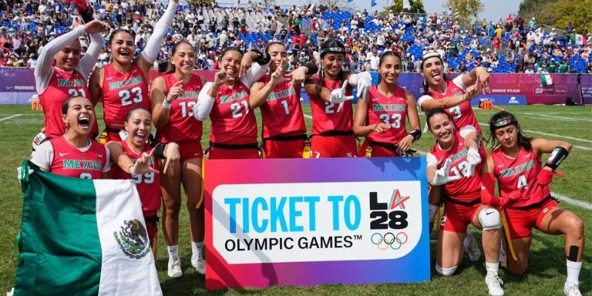 México conquista el bronce y boleto olímpico en flag football