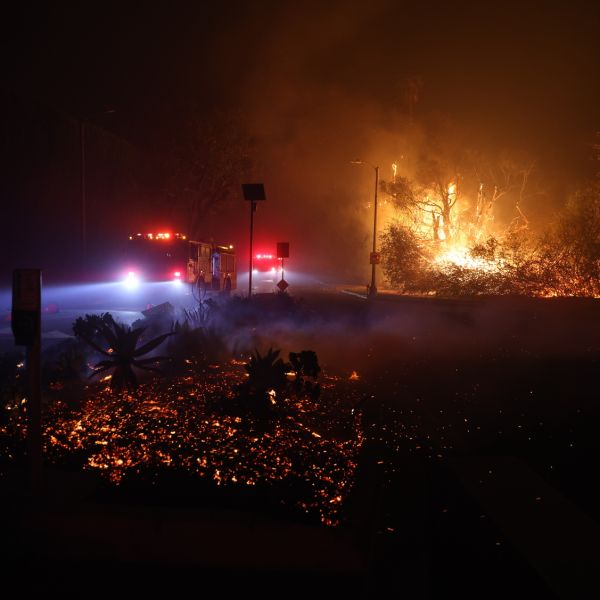 Peligra Hollywood por incendios en California