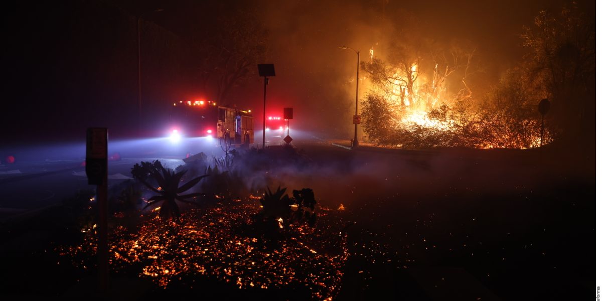 Peligra Hollywood por incendios en California