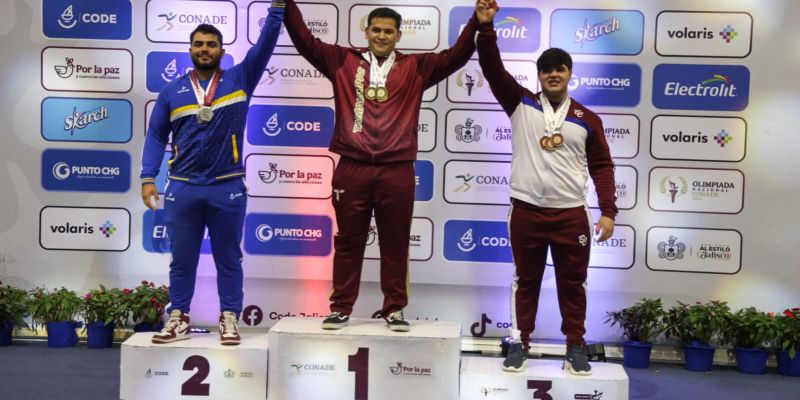 Termina Tamaulipas con 14 medallas en levantamiento de pesas de Olimpiada Nacional