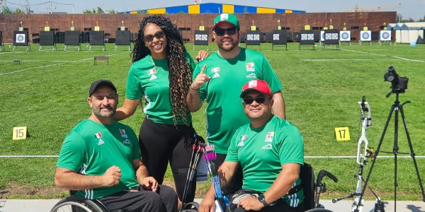 Tamaulipecos hacen historia en Copa del Mundo de tiro con arco paralímpico