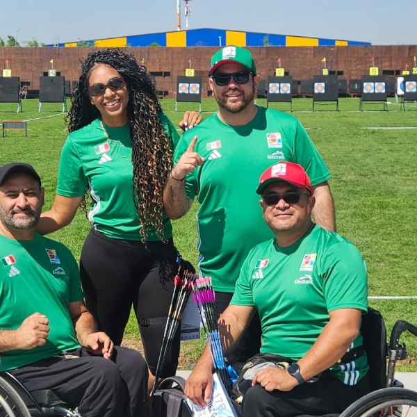 Tamaulipecos hacen historia en Copa del Mundo de tiro con arco paralímpico