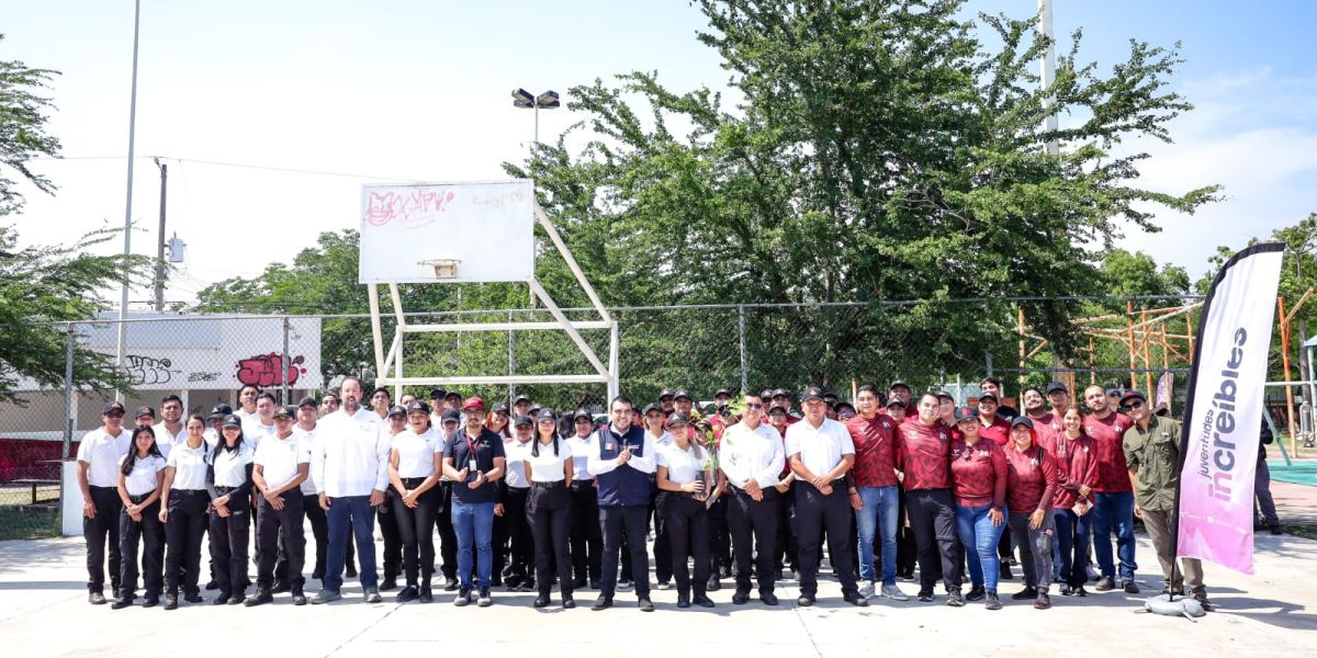 Se suma INJUVE Tamaulipas a las Jornadas Nacionales por la Paz con reforestación en Ciudad Victoria