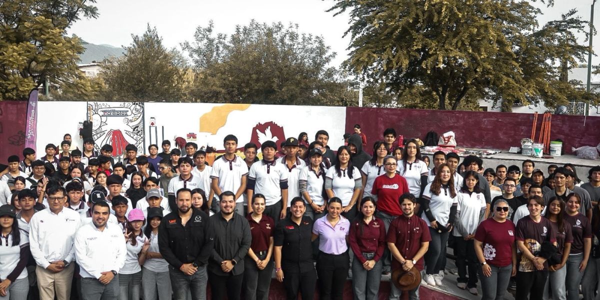 Jóvenes de todo Tamaulipas plasman en murales mensajes de paz y contra las adicciones: INJUVE