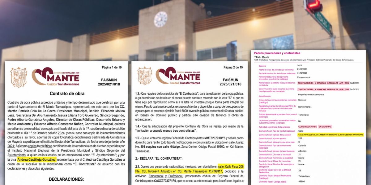 Reparte Patty Chío en Mante 68 mdp sin licitar