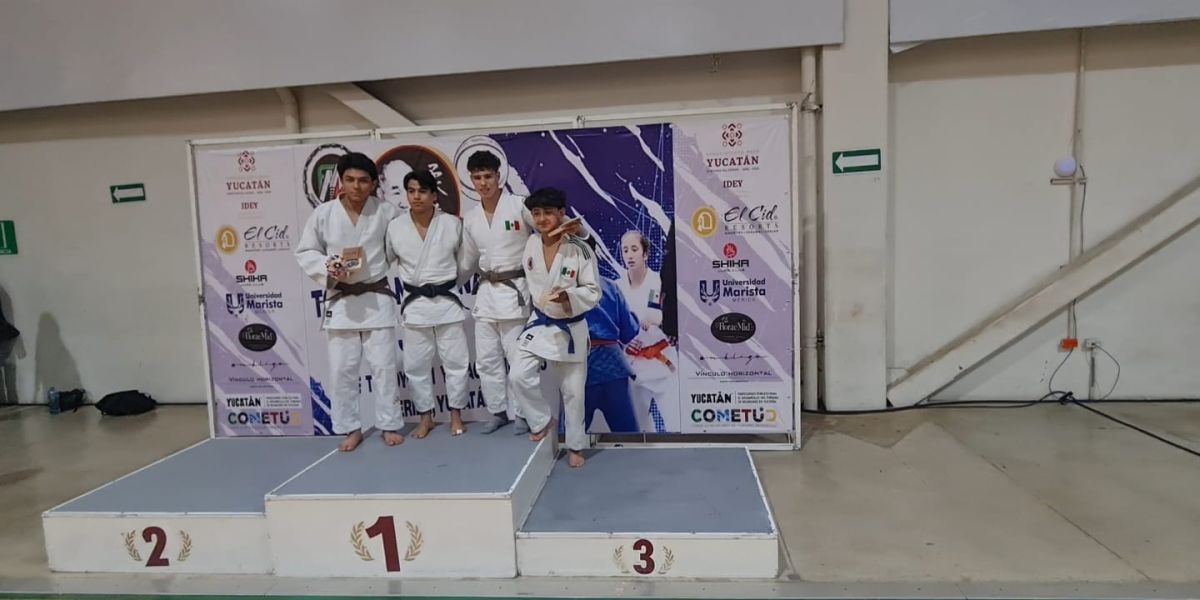 Alumno de la UAT consigue oro y plata en el Nacional de Judo