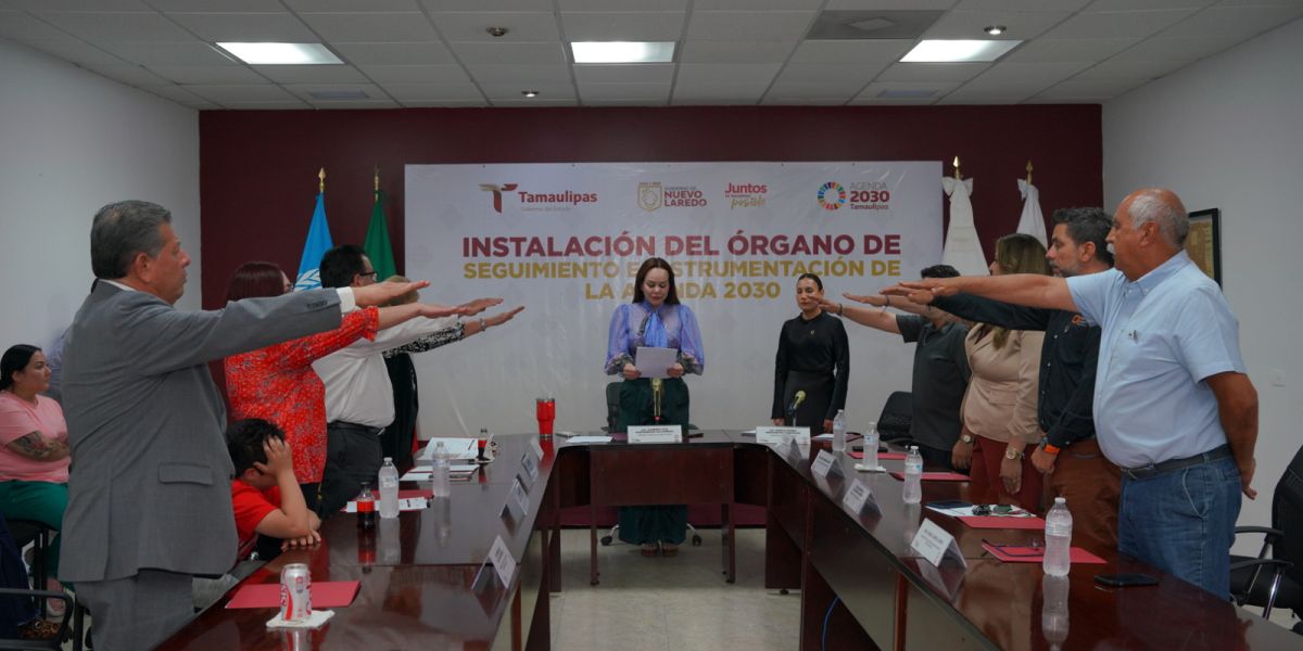 Impulsa alcaldesa agenda 2030 con sociedad civil: instala y toma protesta a órgano de seguimiento para el desarrollo sostenible de Nuevo Laredo