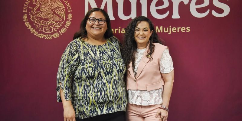 Tejedoras de la Patria está en marcha en Tamaulipas; Se reúne secretaria de la mujer Citlalli Hernández con la senadora Olga Sosa Ruíz