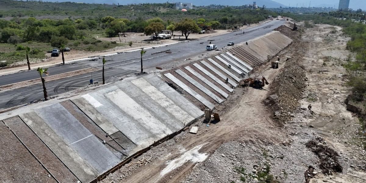 Casi listo Prolongación del Bulevar  López Portillo con el Puente de la Colonia Moderna
