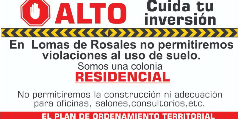 Violan con negocios el uso de suelo en la Lomas de Rosales