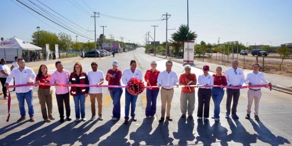 Alcaldesa Carmen Lilia Canturosas cumple con más en obras en la colonia Francisco Villa