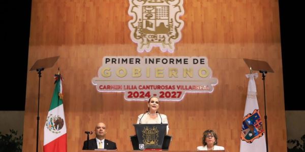 Juntos lo hacemos posible”: presenta carmen lilia canturosas primer informe de resultados del segundo periodo