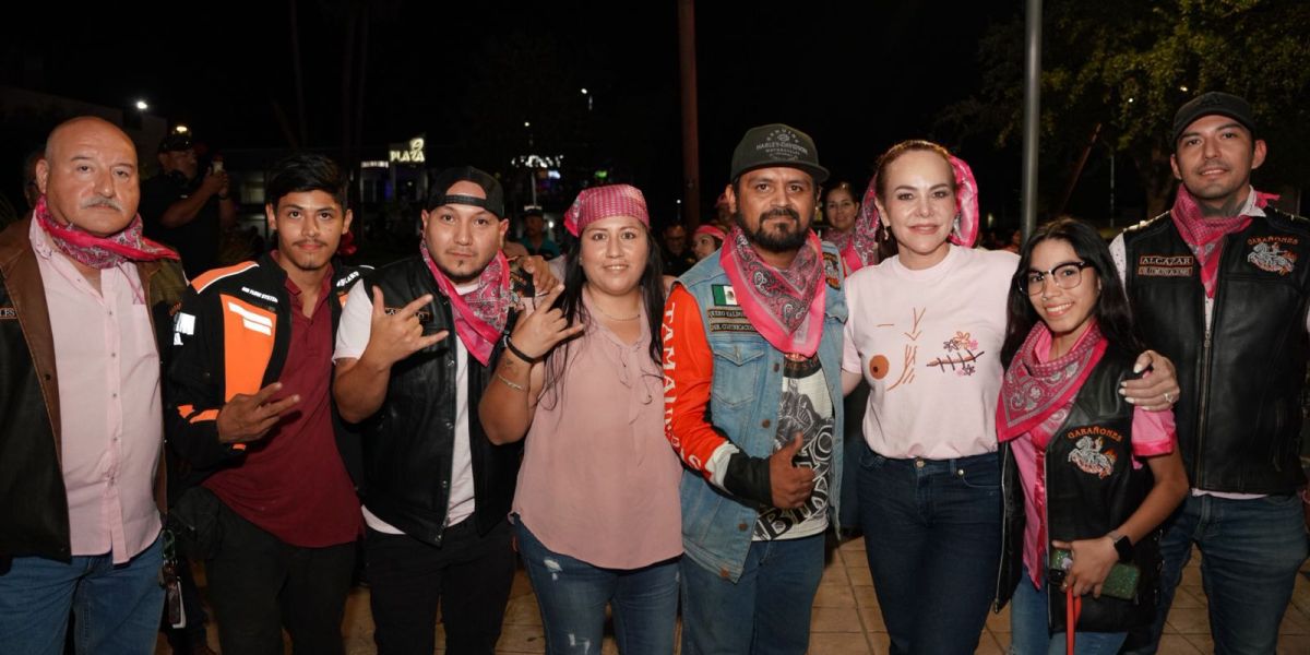 Nuevo Laredo se viste de rosa en apoyo a la lucha contra el cáncer de mama 
