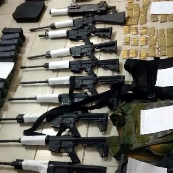 Cae arsenal en Tamaulipas: 779 armas, 5 mil 500 cargadores y 100 mil cartuchos