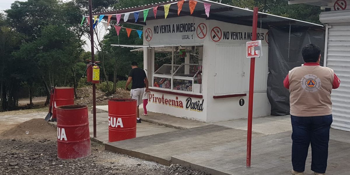Realizarán operativos contra venta clandestina de pirotecnia