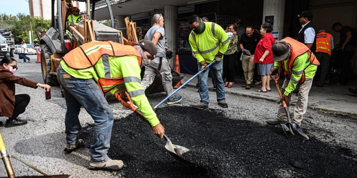 Intensifican bacheo en zona centro de Victoria